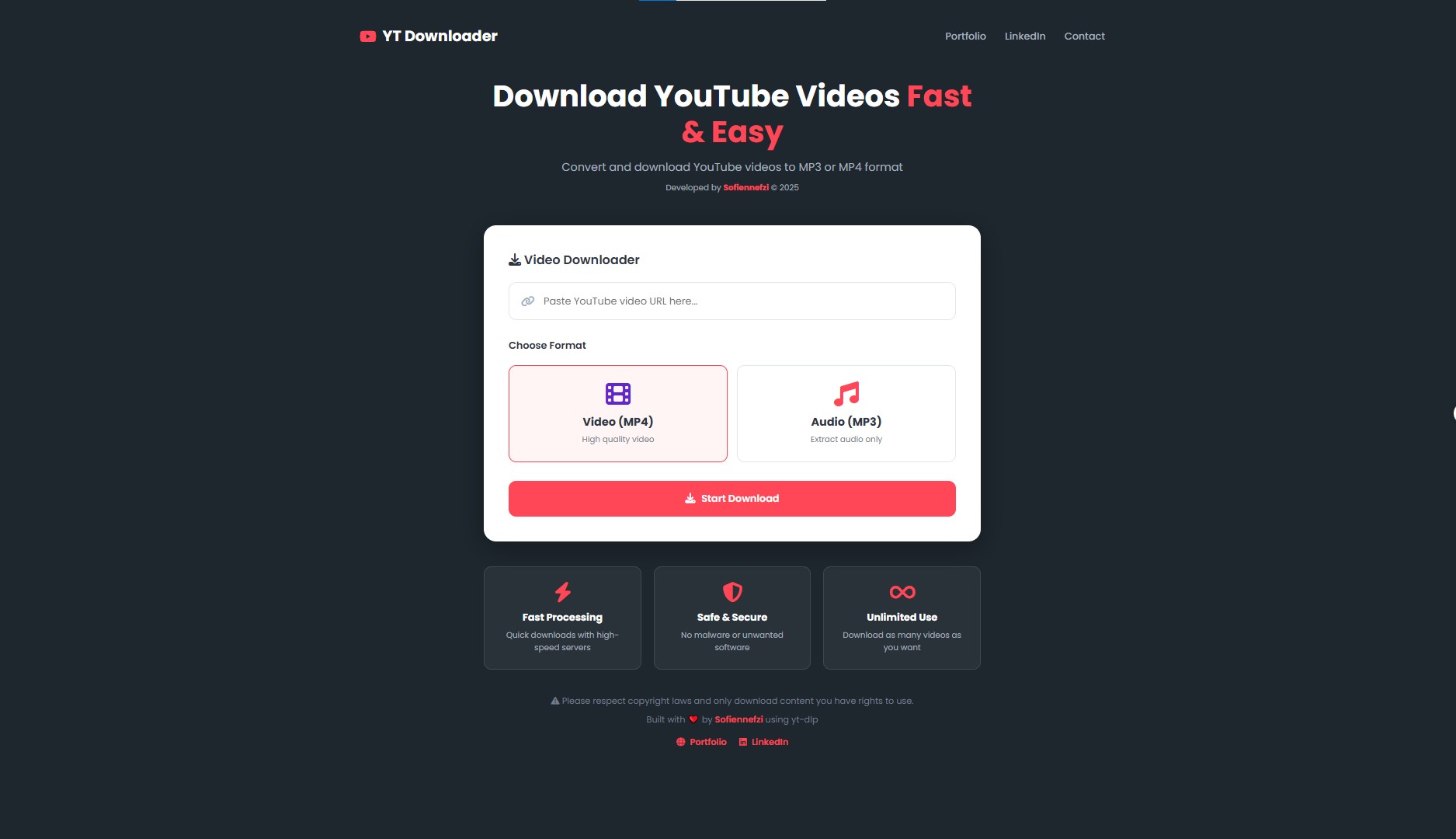 Python YouTube Downloader